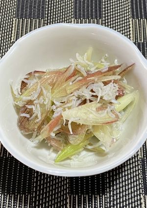 ミョウガとジャコのごま油和え-レシピのメイン写真