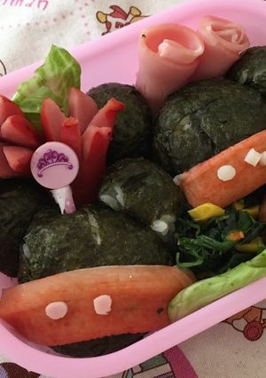 幼稚園児☆ミッキーミニーお弁当-レシピのメイン写真