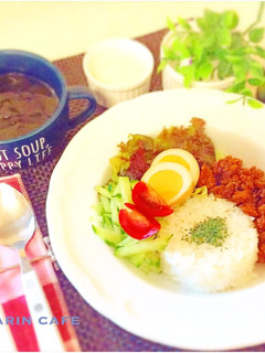 夏野菜たっぷり☆うま辛ビビンバサラダ丼♫-レシピのメイン写真