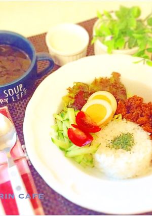 夏野菜たっぷり☆うま辛ビビンバサラダ丼♫-レシピのメイン写真
