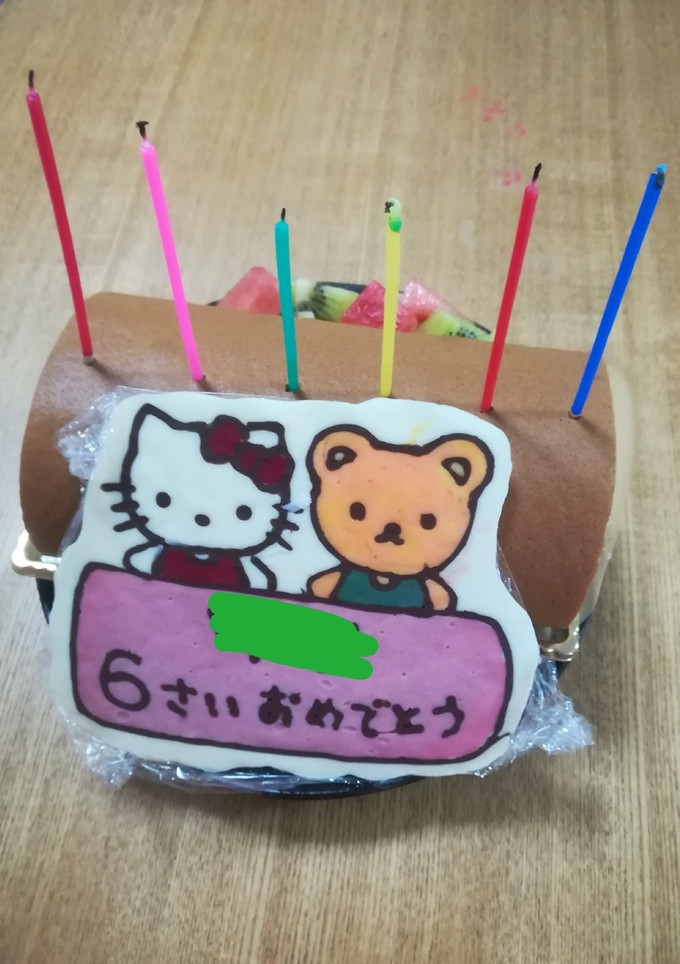 誕生日ケーキ用メッセージプレート2018-レシピのメイン写真