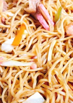 超楽々やみつき粉末ソース焼きそば作ります-レシピのメイン写真