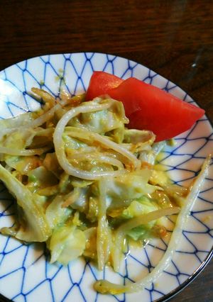 キャベツともやしのアボカドあえ-レシピのメイン写真
