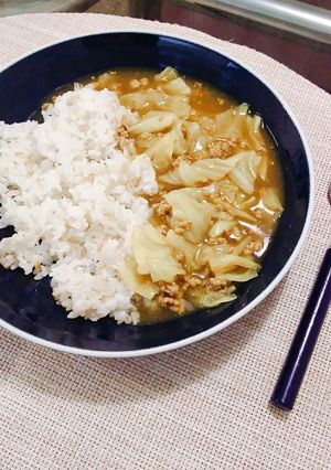 ルー不要！和風キャベツカレー-レシピのメイン写真