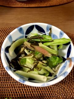 キャベツとみょうがの塩昆布浅漬け-レシピのメイン写真