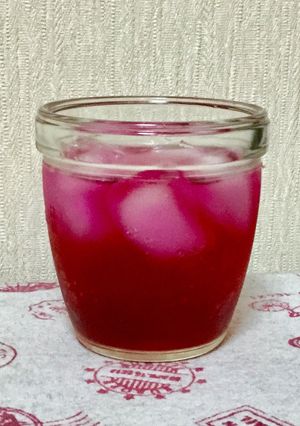 雑な男料理：濃縮な紫蘇ジュース①-レシピのメイン写真
