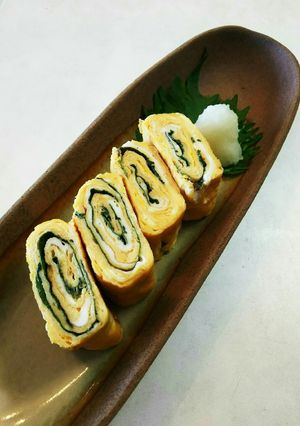 大葉入りだし巻き玉子-レシピのメイン写真