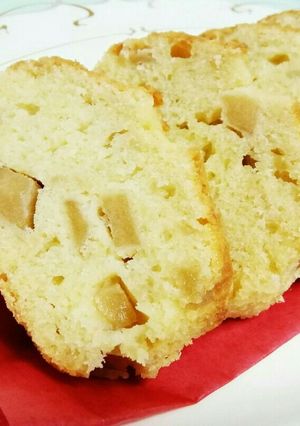 しっとりふわふわ♪煮りんごのケーキ-レシピのメイン写真