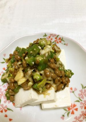 ネバネバ、スタミナ豆腐-レシピのメイン写真