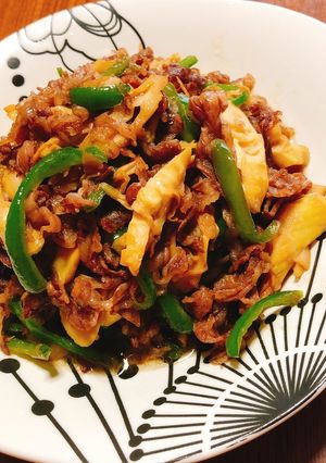簡単時短牛肉チンジャオロース-レシピのメイン写真