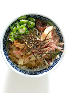 高タンパク納豆茗荷丼-レシピのメイン写真