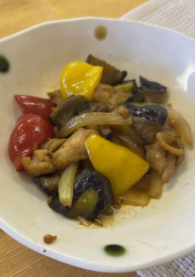 なすと鶏肉の中華炒め-レシピのメイン写真
