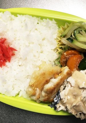 旦那弁当120♥きゅうり2品弁当！w-レシピのメイン写真