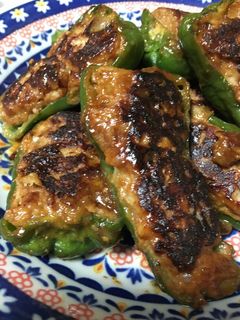 ピーマンの肉詰め-レシピのメイン写真