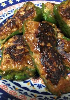ピーマンの肉詰め-レシピのメイン写真