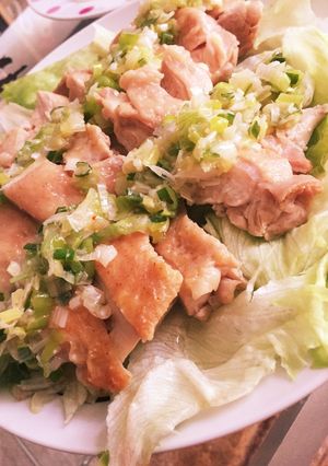 チキンネギ塩ダレがけ-レシピのメイン写真