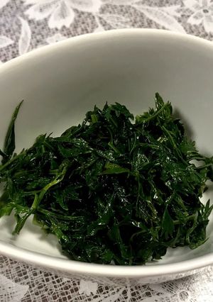 簡単で便利！にんじんの葉のナムル-レシピのメイン写真