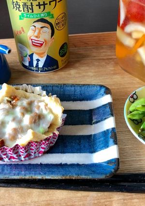 納豆チーズ焼-レシピのメイン写真