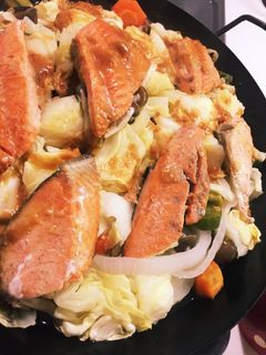 鮭のちゃんちゃん焼き-レシピのメイン写真