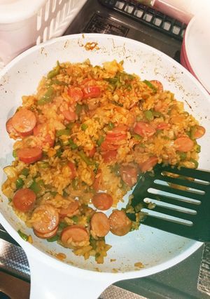 ひとり暮らしのチキンライス-レシピのメイン写真