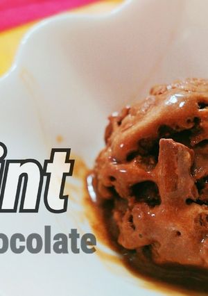 リキュール&砂糖なし☆チョコミントアイス-レシピのメイン写真