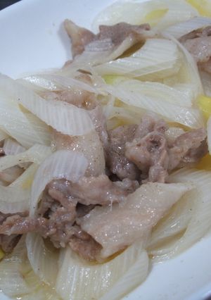 レンジで☆豚バラねぎ-レシピのメイン写真