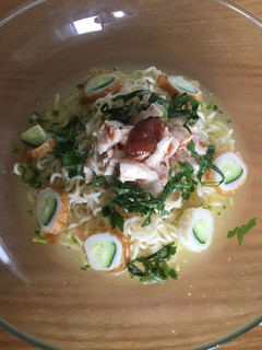 梅じそチキンの冷やし塩ラーメン-レシピのメイン写真