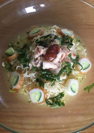 梅じそチキンの冷やし塩ラーメン-レシピのメイン写真