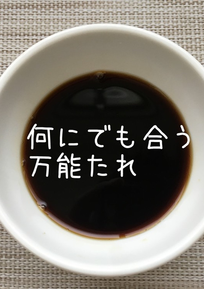 簡単手作り☆美味しい万能たれ-レシピのメイン写真