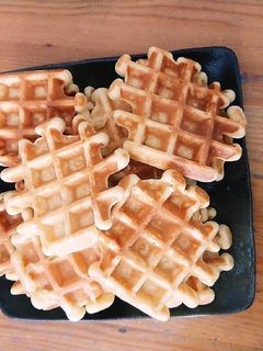ホットケーキミックスでもちもちワッフル♪-レシピのメイン写真