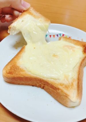 私の贅沢チーズトースト-レシピのメイン写真