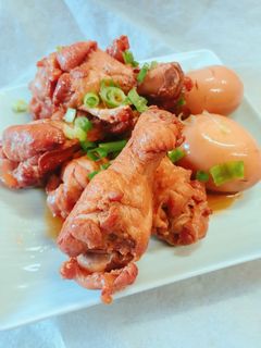 圧力鍋で!柔らか☆鶏 手羽元の煮物と煮卵-レシピのメイン写真