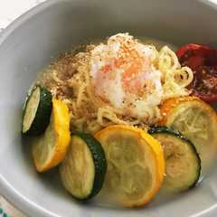 A picture of レモンでさっぱり冷やしラーメン.
