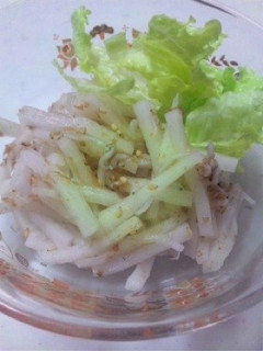 梅おかかで大根サラダ-レシピのメイン写真