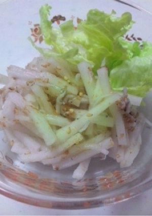 梅おかかで大根サラダ-レシピのメイン写真