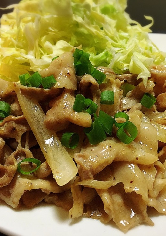 簡単☆豚バラ肉と玉ねぎのしょうが焼き-レシピのメイン写真