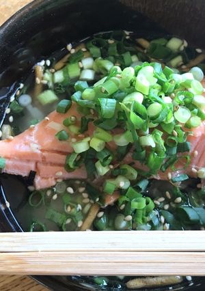 【夏メニュー】★鮭の冷やし茶漬け★-レシピのメイン写真