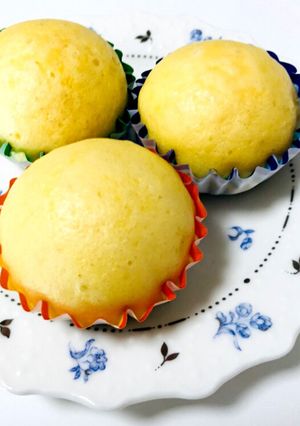 簡単☆クリームチーズ蒸しパン-レシピのメイン写真