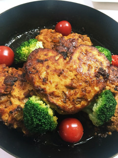 ハンバーグ-レシピのメイン写真