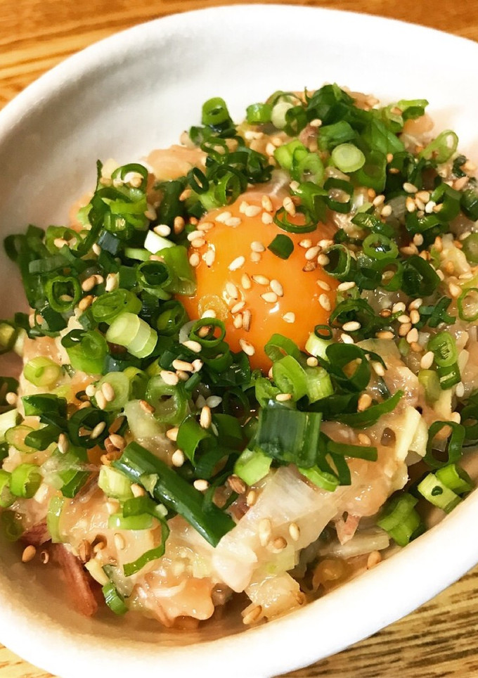 【簡単おつまみ】★サーモンのなめろう★-レシピのメイン写真