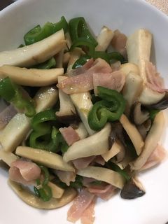 エリンギとピーマンの炒め物-レシピのメイン写真