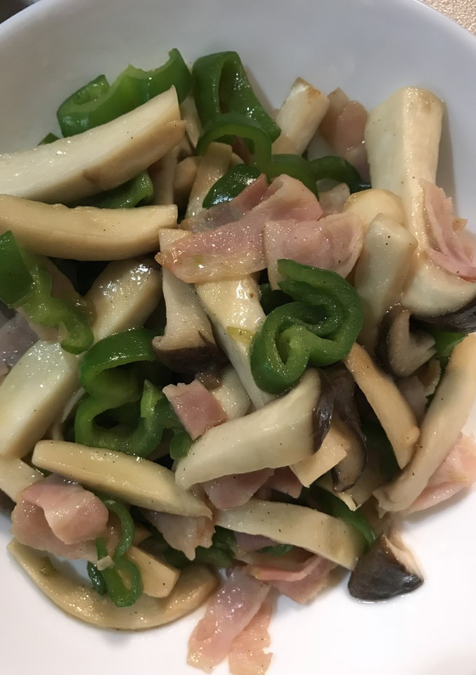 エリンギとピーマンの炒め物-レシピのメイン写真