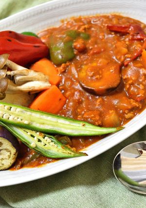 夏野菜のトマトカレー-レシピのメイン写真