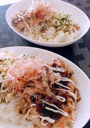 ランチに♬フワッと豚玉のっけてガッツリ❤-レシピのメイン写真