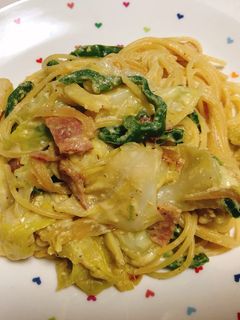 超絶簡単キャベツのクリームパスタ-レシピのメイン写真