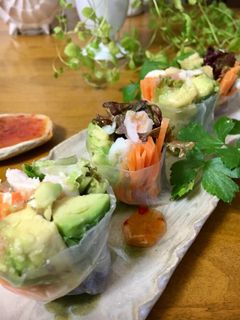 初めて作った生春巻き!-レシピのメイン写真