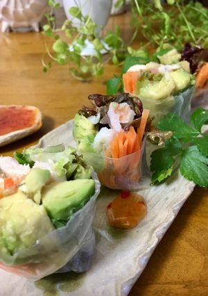 初めて作った生春巻き！-レシピのメイン写真