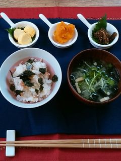 梅&鶏手羽の炊き込みご飯♪-レシピのメイン写真
