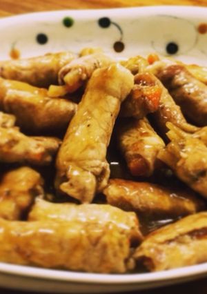 *くるくる豚肉のごぼう巻き*-レシピのメイン写真