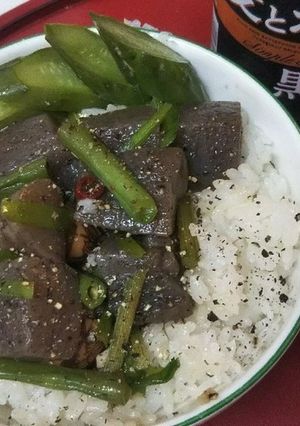 蒟蒻ステーキ丼（血管ダイエット1254）-レシピのメイン写真
